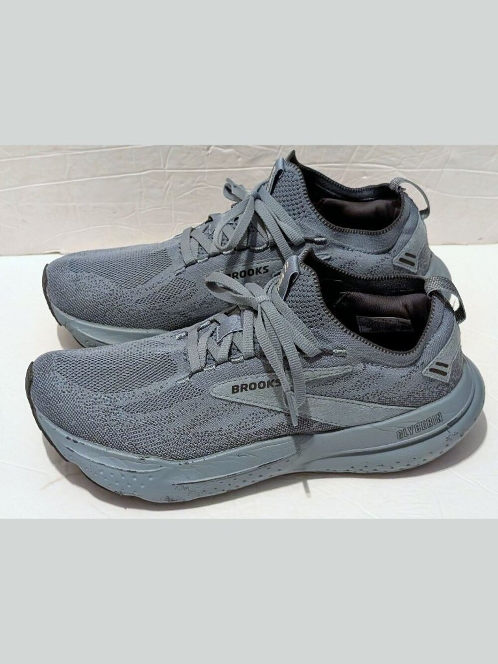 Brooks Glycerin Stealthfit 21 Women's 10 1204101B412 Running Shoes Blue Sneaker